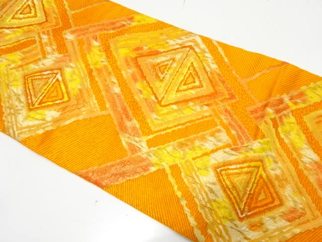 JAPANESE NAGOYA OBI / WOVEN RHOMBUS